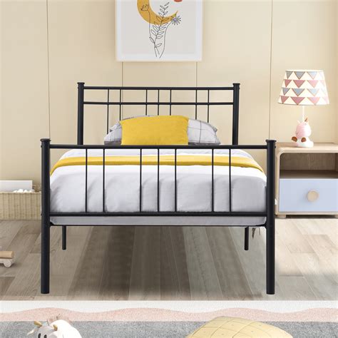 metal bed box frame|metal bed frames on clearance.